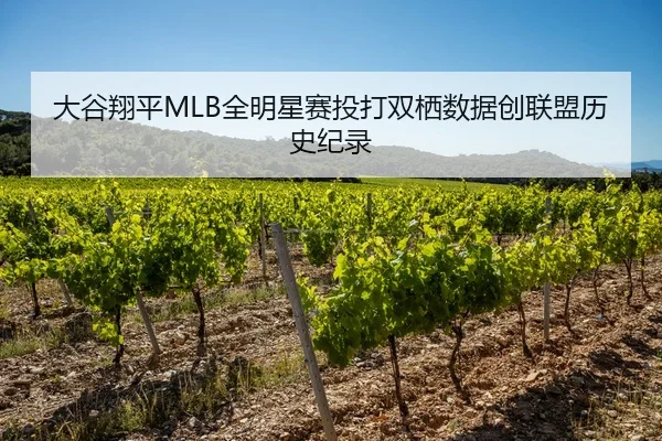 大谷翔平MLB全明星赛投打双栖数据创联盟历史纪录